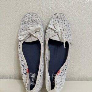 Keds Women's White Lace Sneakers